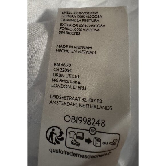 Anthropologie Blue and White Wrap Dress - Picture 6 of 7